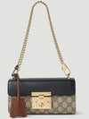 Padlock Small Shoulder Bag Black Beige - GUCCI - BALAAN 3