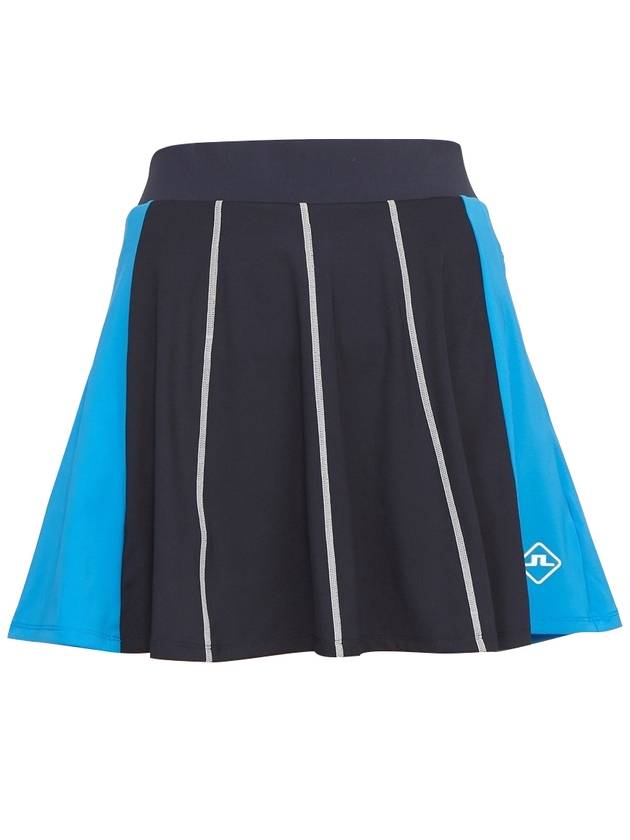 Women's Stripe Detail Golf Skirt White - J.LINDEBERG - BALAAN 10