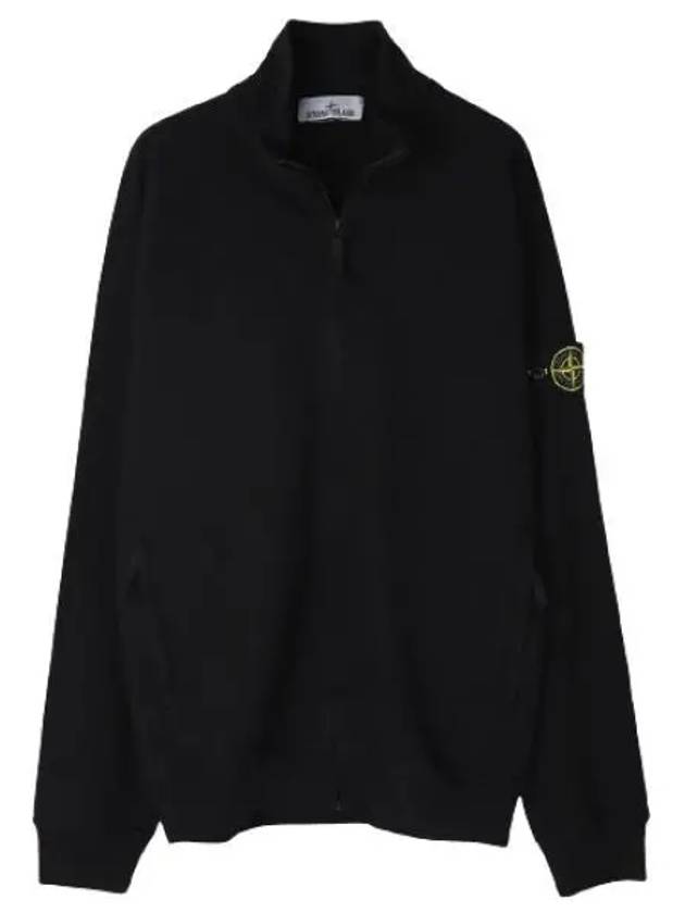 Garment Dyed OLD Treatment Zip Up Jacket Black - STONE ISLAND - BALAAN 2