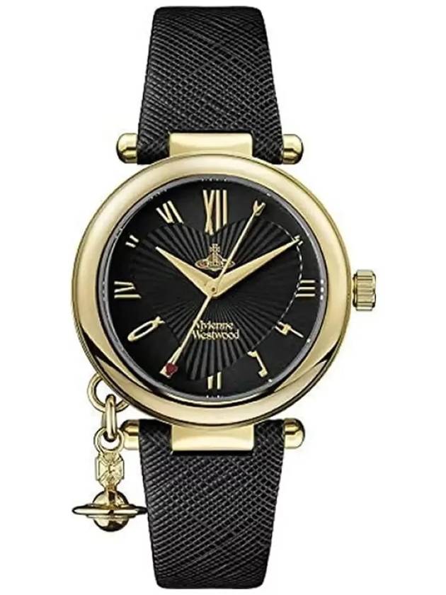 ORB Heart Leather Watch Black - VIVIENNE WESTWOOD - BALAAN 5