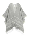 Hilde Logo Wool Cape Light Grey - MAX MARA - BALAAN 2