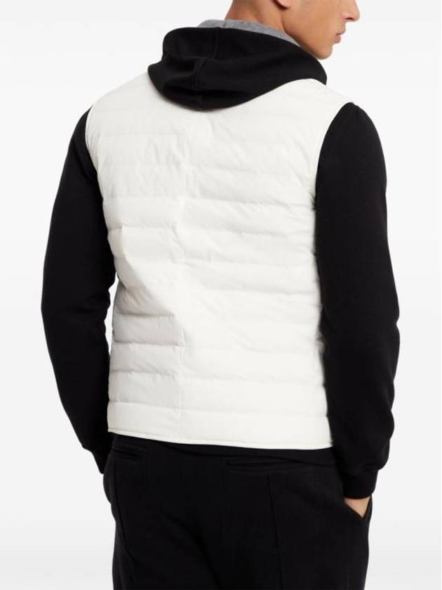 Down Vest Off White - BRUNELLO CUCINELLI - BALAAN 3