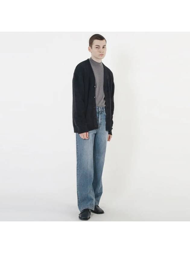 Washed Wide Denim Pants Mid Blue - CHANCE'S NOI - BALAAN 8