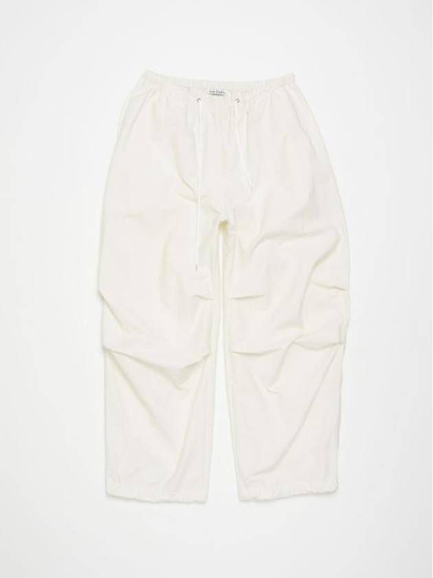 Relaxed fit wide pants white - ACNE STUDIOS - BALAAN 2