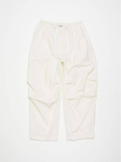 Relaxed fit wide pants white - ACNE STUDIOS - BALAAN 2