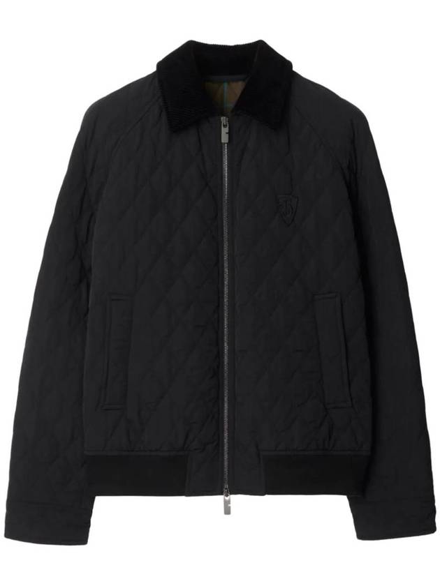 Taunton Quilted Nylon Jacket Black - BURBERRY - BALAAN 1