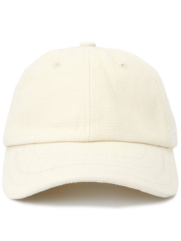 La Casquette Embroidered Logo Signature Ball Cap White - JACQUEMUS - BALAAN 3