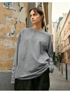 New Pigment Long Sleeve T-Shirt Gray - FLUKE - BALAAN 3