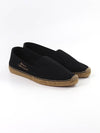 Logo Monogram Espadrilles Black - SAINT LAURENT - BALAAN 5