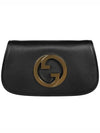 Blondie Interlocking G Shoulder Bag Black - GUCCI - BALAAN 4