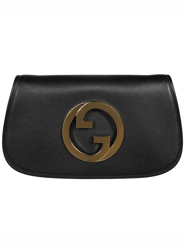 Blondie Interlocking G Shoulder Bag Black - GUCCI - BALAAN 4