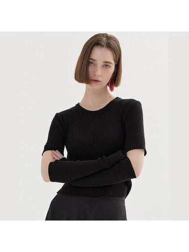 Ilene ILENE Warmer Knit Top Set Black - REPERE - BALAAN 1