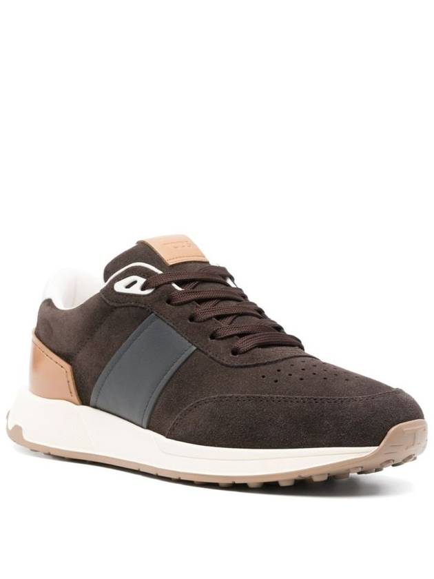 Tod'S Brown Leather Sneakers - TOD'S - BALAAN 2