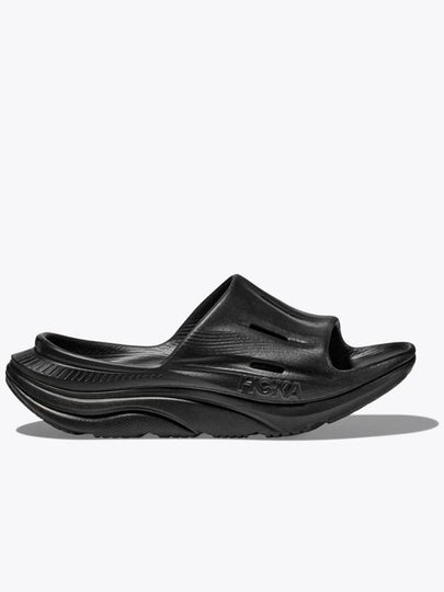 Ora Recovery Slide 3 Slippers Black - HOKA ONE ONE - BALAAN 2