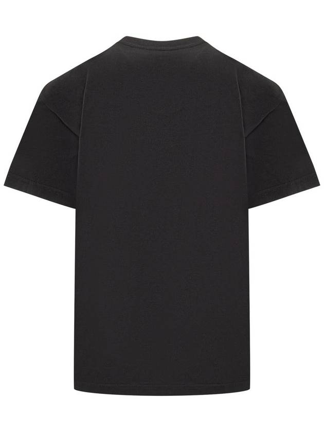 Anchor Patch Cotton Short Sleeve T-Shirt  Black - JW ANDERSON - BALAAN 3