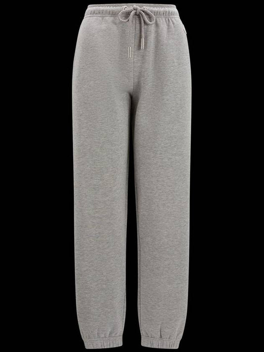 Logo Patch Fleece Jogger Track Pants Grey - MONCLER - BALAAN 2