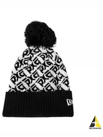 Infinite Logo Jacquard Knit Beanie H 60294266 - PXG - BALAAN 1