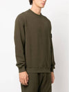 Stretch Cotton Fleece Mock Turtleneck Sweatshirt Olive Green - STONE ISLAND - BALAAN 4