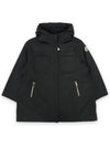 Kids ADEOLA Hooded Long Wind Jacket Black 1C00013 5979X 999 8 10A - MONCLER - BALAAN 3