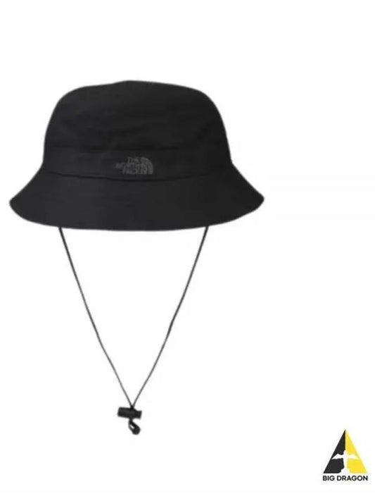 Mountain Embroidered Logo Bucket Hat Black - THE NORTH FACE - BALAAN 2