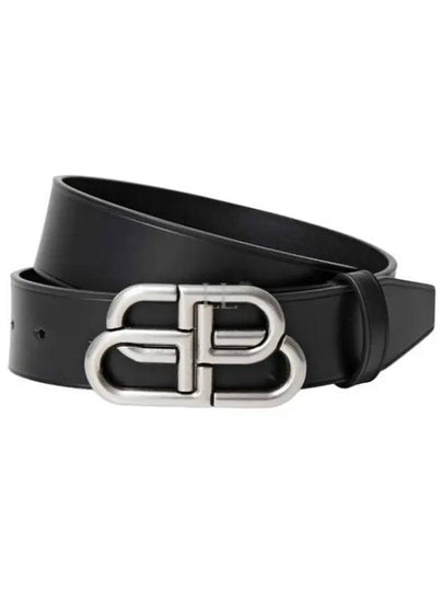 Men's BB Buckle Large Belt Black - BALENCIAGA - BALAAN 2