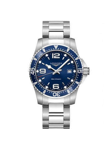 Hydroconquest 41mm Metal Watch Blue - LONGINES - BALAAN 1