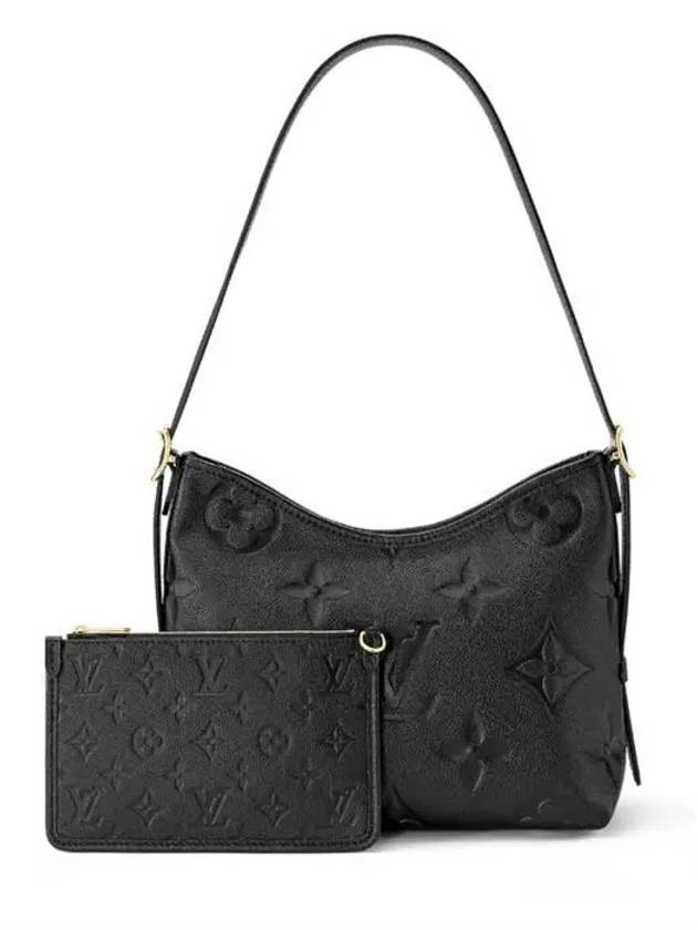 Women's Carryall PM Monogram Shoulder Bag Black - LOUIS VUITTON - BALAAN 8