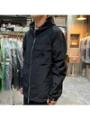 Fuyue Leather Logo Patch Windbreaker Navy - MONCLER - BALAAN 4