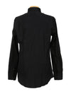 pintuck pleated long sleeve shirt black white - NEIL BARRETT - BALAAN 4