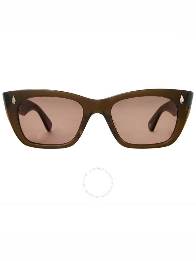 Garrett Leight WEBSTER SUN Bordeaux Cat Eye Sunglasses 2138 MSTO/BOR 49 - GARRETT LEIGHT - BALAAN 1