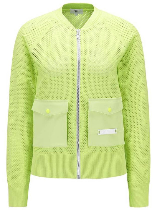 WOMEN MESH ZIP UP CARDIGANLI - ANEWGOLF - BALAAN 1