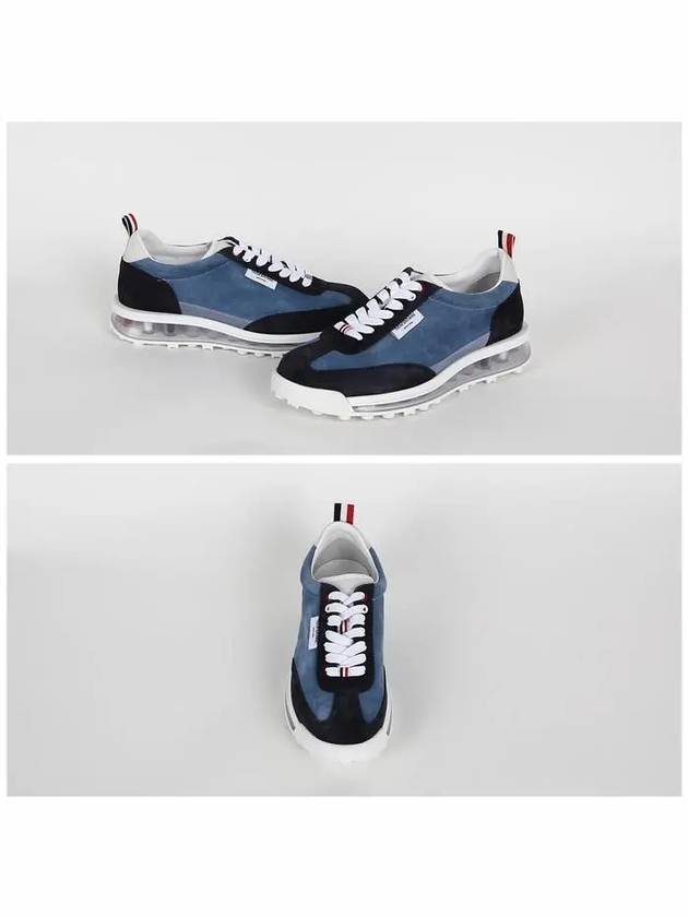 Tech Runner Low Top Sneakers Navy - THOM BROWNE - BALAAN 3