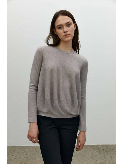 Wishpearl Balloon Pullover Knit Top Oatmeal Beige - KILHOUETTE - BALAAN 2