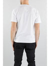 Logo Print Crew Neck Short Sleeve T-Shirt White - STONE ISLAND - BALAAN 3