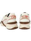 Flow Leather Low Top Sneakers White - FENDI - BALAAN 7