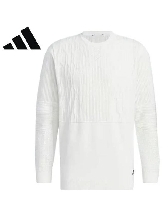 IN6652 Men s Prime Knit Crew Neck T Shirt - ADIDAS GOLF - BALAAN 1