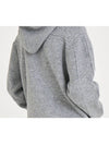 Overfit hooded knit GRAY - BLACKBROWN - BALAAN 4