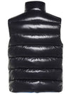 Parke Logo Patch Down Vest Black - MONCLER - BALAAN 3