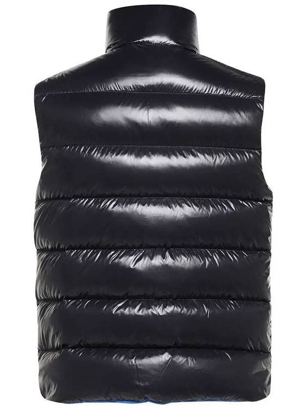 Parke Logo Patch Down Vest Black - MONCLER - BALAAN 3