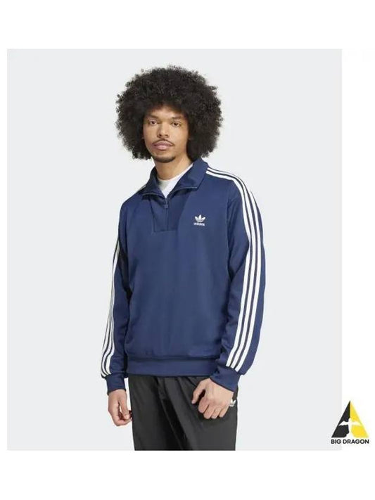 adidas funnel neck track top navy IZ4805 - ADIDAS - BALAAN 1