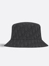 Dior Oblique Bucket Hat Black Cotton Jacquard - DIOR - BALAAN 5