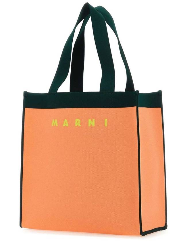 MULTICOLORED Two tone jacquard shopping bag SHMQ0045A0P4547 ZO594 - MARNI - BALAAN 3