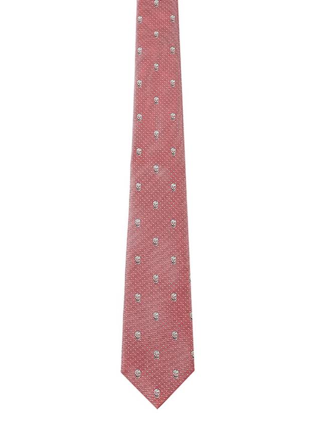 Men's Tie Red 165724 4Q053 5878 - ALEXANDER MCQUEEN - BALAAN.