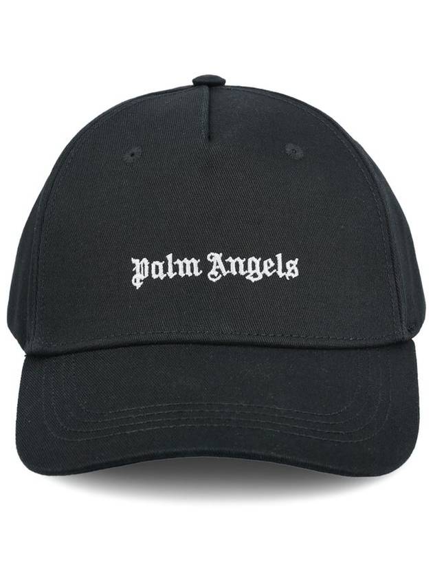 Classic Logo Ball Cap Black - PALM ANGELS - BALAAN 3