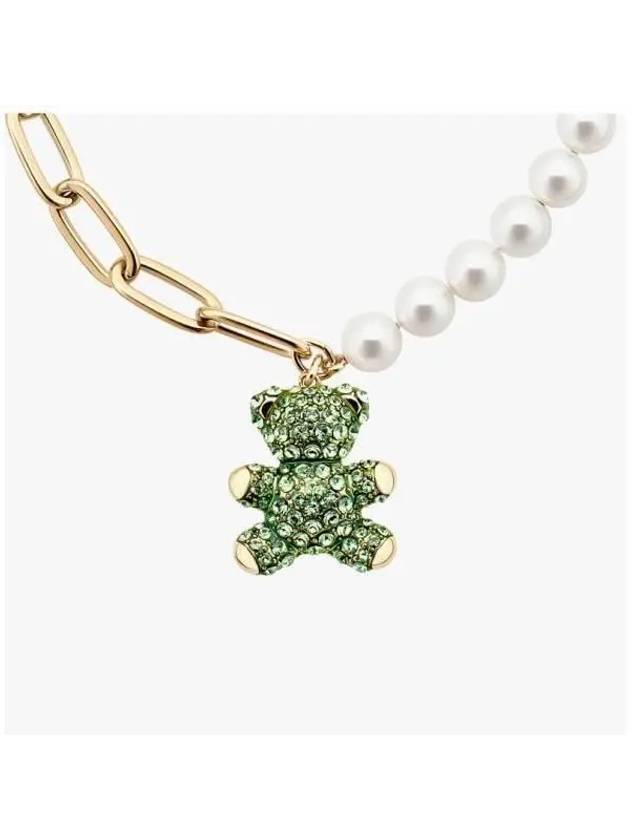 Teddy Pearl Bracelet Green Gold - SWAROVSKI - BALAAN 4