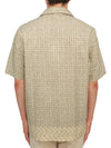 Popeline Baja Print Short Sleeve Shirt Beige - CP COMPANY - BALAAN 4