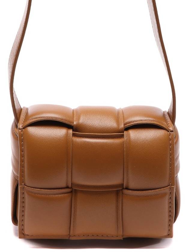 Candy Cassette Padded Mini Cross Bag Brown - BOTTEGA VENETA - BALAAN 3