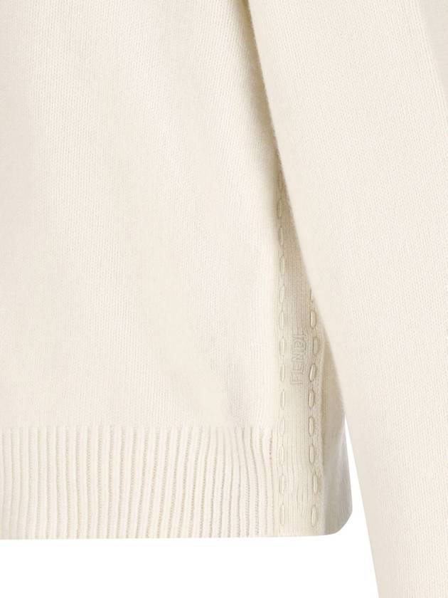 Fendi Sweaters Beige - FENDI - BALAAN 3