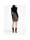 Women's Lurex Tweed A-Line Skirt Gold - BALMAIN - BALAAN 4