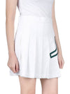 Women's Naomi Pleated Skirt White - J.LINDEBERG - BALAAN 4